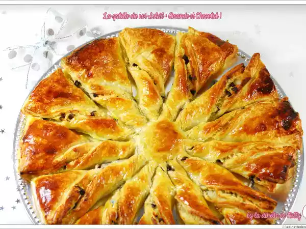 Receta Galette du roi soleil de almendra y chocolate