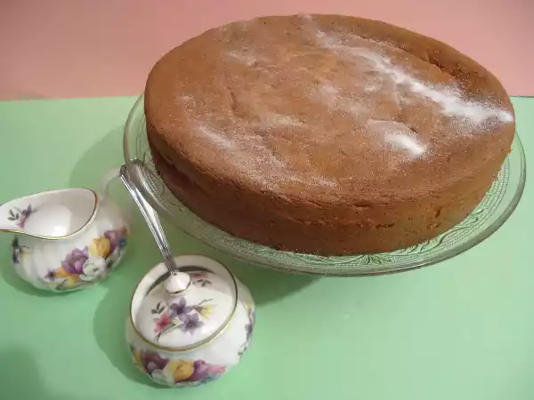 Receta Bizcocho genovés (sin azucar)