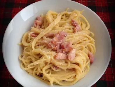 Receta Espaguetis a la carbonara sin nata