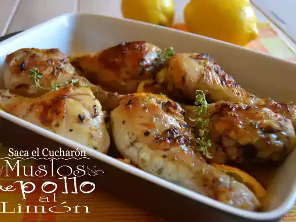 Receta Muslos de pollo al limón