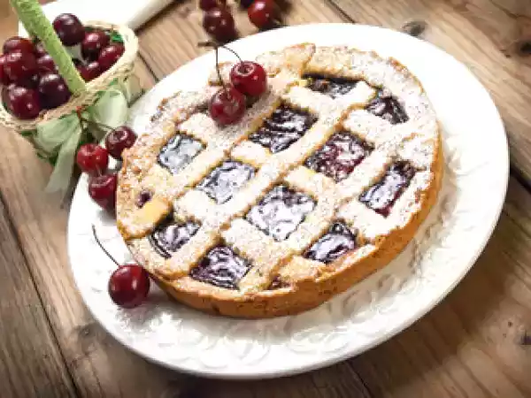 Receta Tarta fácil de guindas