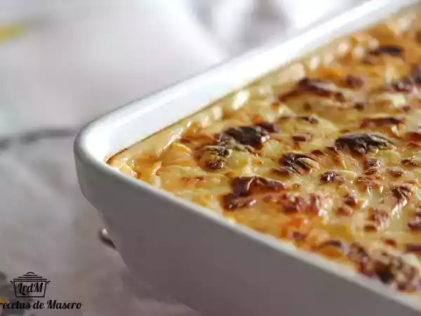 Receta Lasaña de jamón y queso