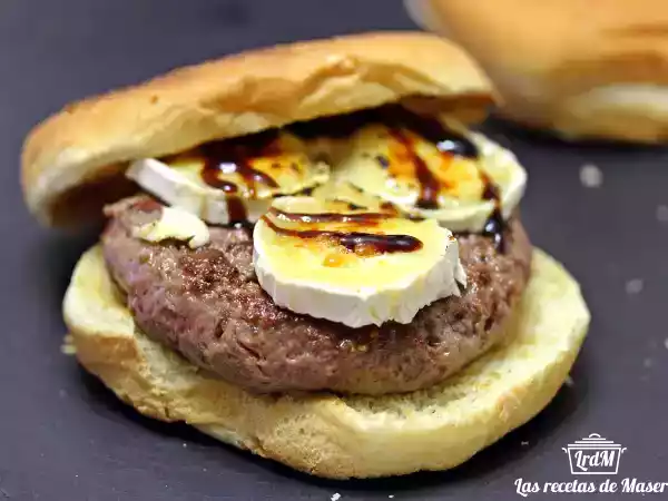 Receta Hamburguesa de ternera con foie y queso de cabra