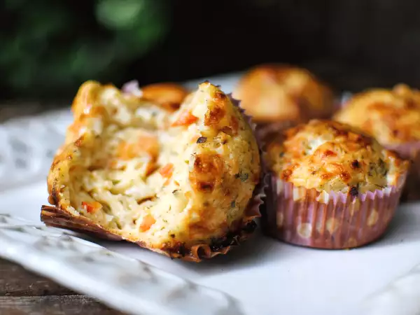 Receta Pizza muffins con mozzarella