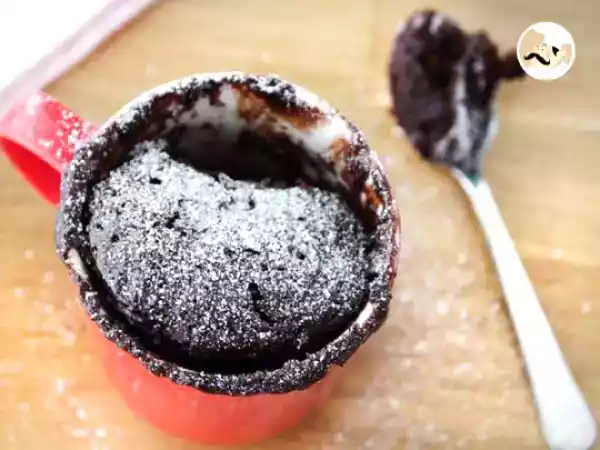 Receta Mug cake de nutella, bizcocho en taza