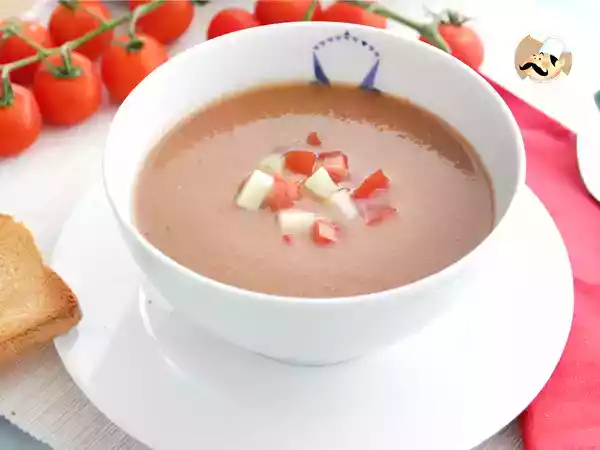 Receta Gazpacho andaluz refrescante y ligero