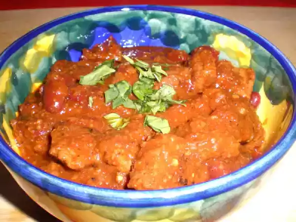 Receta El mejor chile con carne del mundo