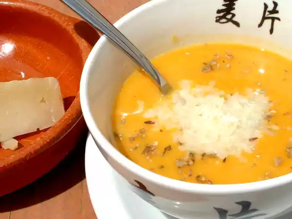 Receta Crema de judías y calabaza