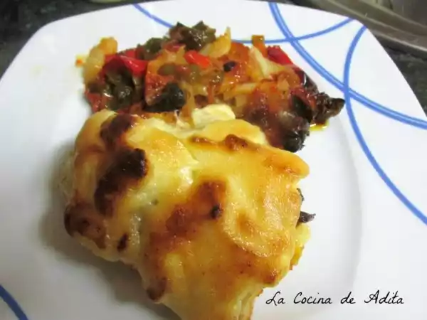 Receta Merluza gratinada con alioli