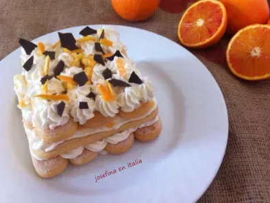 Receta Tiramisú italiano de naranja