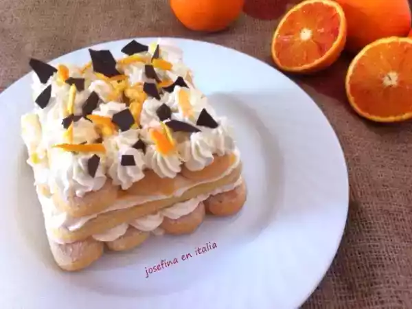 Receta Tiramisú italiano de naranja