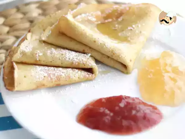 Receta Crepes sin gluten y sin lactosa