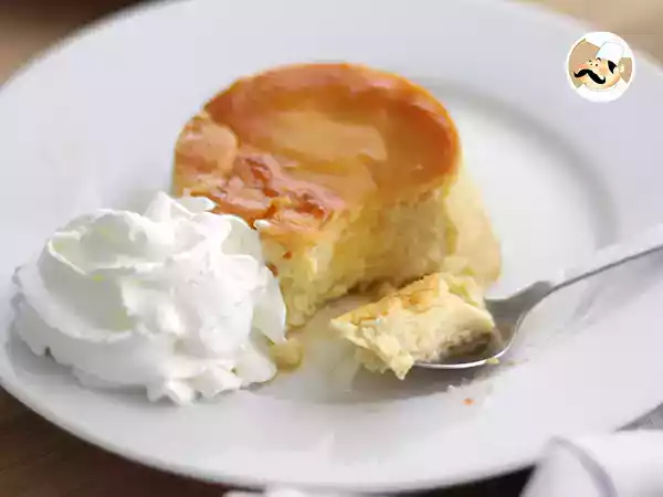 Receta Flan de queso mascarpone