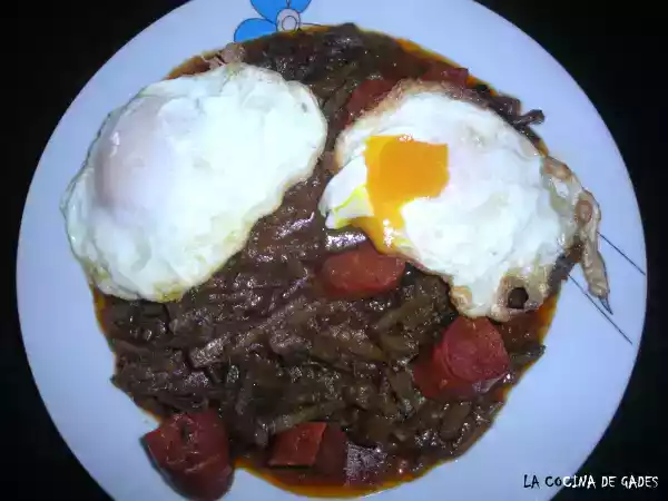 Receta Tagarninas esparragadas