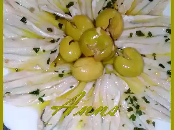 Receta Boquerones en vinagre con aceitunas
