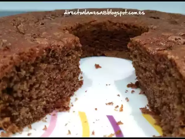 Receta Bizcocho de nesquik o cola cao