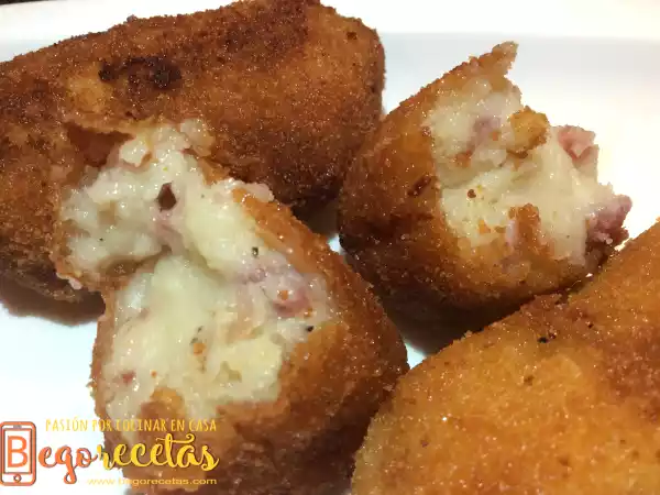 Receta Croquetas de jamón - ¡muy cremosas!