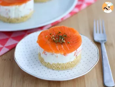 Receta Cheesecake salado de salmón