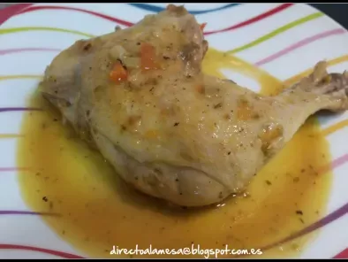 Receta Contramuslos (y muslos) de pollo al curry