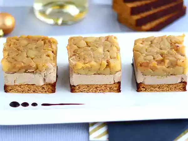 Receta Mini tatins de foie gras y manzanas