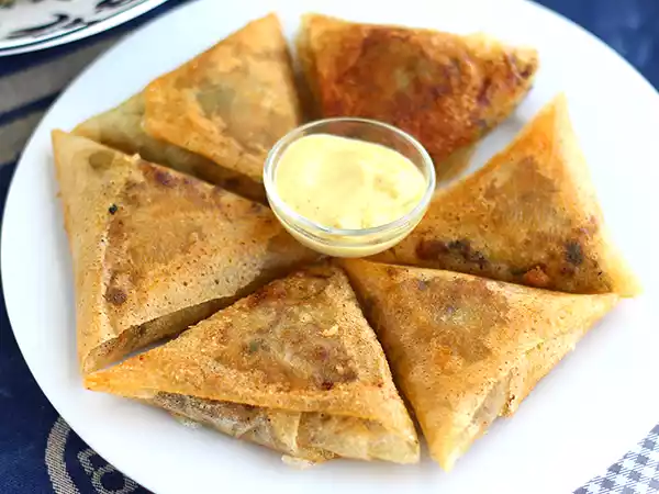 Receta Samosas de ternera, una verdadera delicia