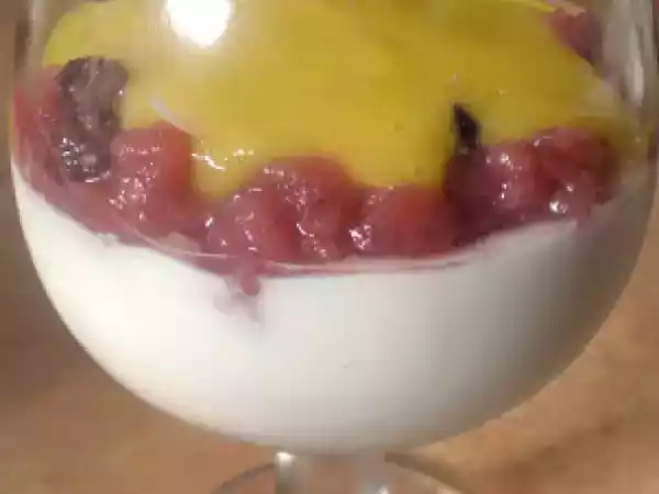 Receta Copa de mango y yogur