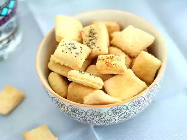 Receta Galletitas saladas caseras especiadas
