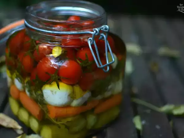 Receta Cómo hacer conserva de vegetales casera