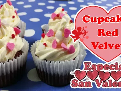 Receta Receta de cupcakes red velvet | especial san valentín