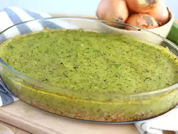 Receta Pastel vegano de tofu, calabacín y patatas