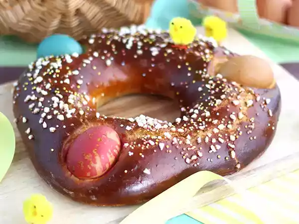 Receta Mona de pascua, brioche tradicional