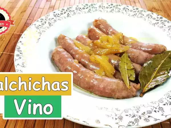 Receta Salchichas al vino