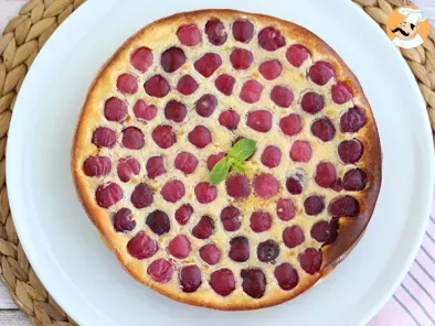 Receta Clafoutis de cerezas, pastel con fruta de verano
