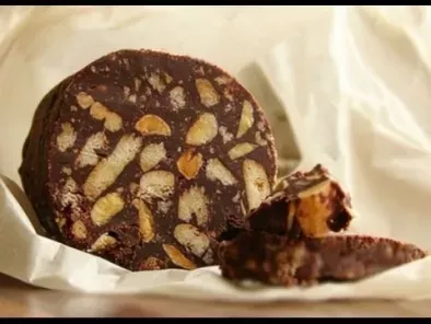 Receta Salchichón de chocolate fácil