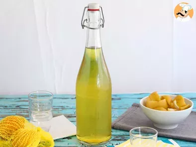 Receta Limoncello casero, licor de limón italiano