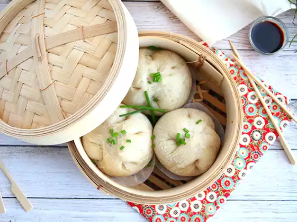 Receta Pan bao, bollitos de pan al vapor
