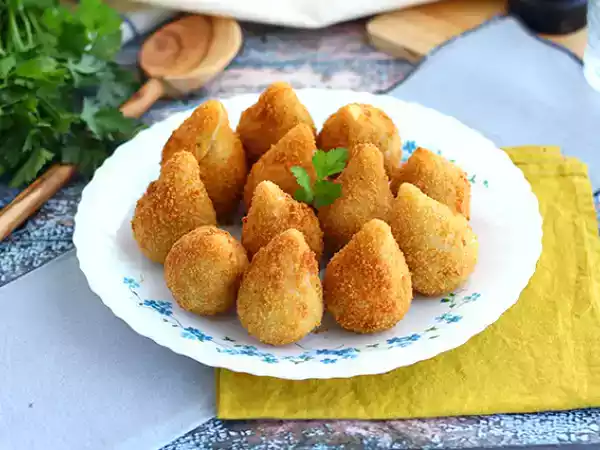 Receta Coxinhas brasileñas (rellenas de pollo)