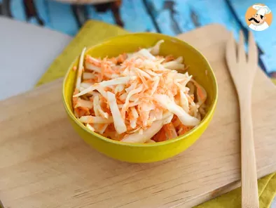 Receta Coleslaw estilo americano (ensalada de repollo y zanahoria)