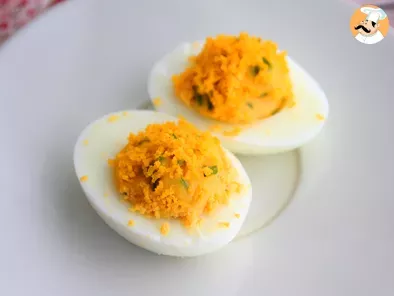 Receta Huevos rellenos (fáciles y rápidos)