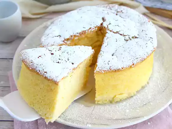 Receta Cheesecake japonés ligero y esponjoso