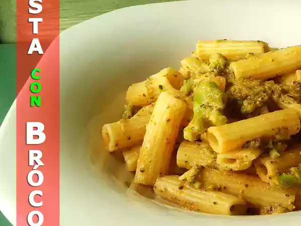 Receta Pasta con brócoli, una receta económica