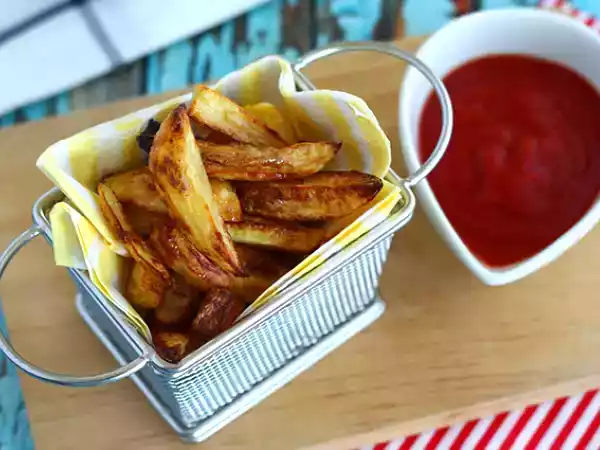 Receta Patatas fritas al horno deliciosas