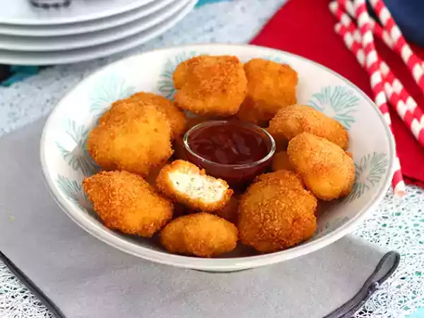 Receta Nuggets crujientes de pollo caseros