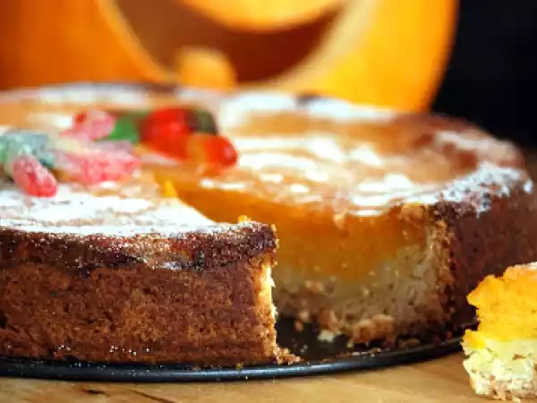 Receta Pastel de calabaza para halloween