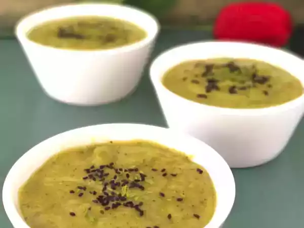 Receta Crema de calabacín {baja en calorías}