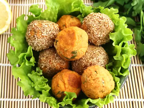 Receta Falafels de batata (boniato)