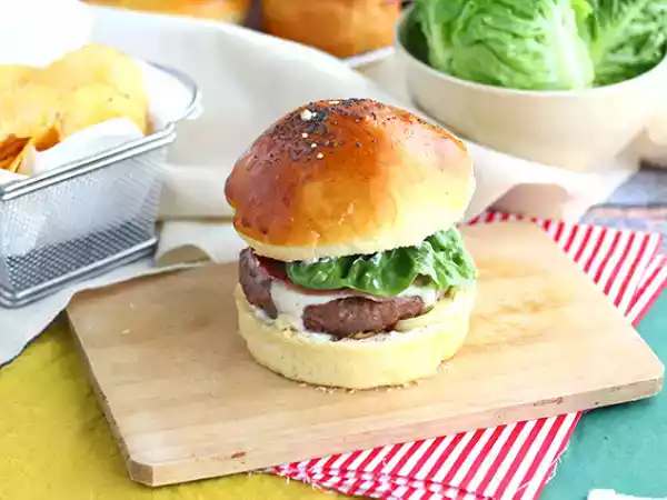 Receta Hamburguesa con queso raclette