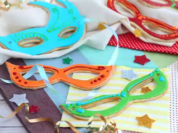 Receta Galletas de carnaval decoradas