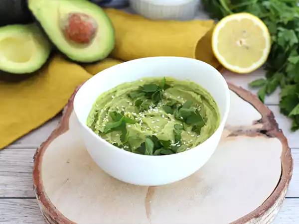 Receta Hummus de aguacate