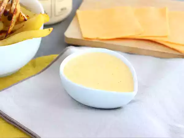 Receta Salsa de queso para tacos o nachos